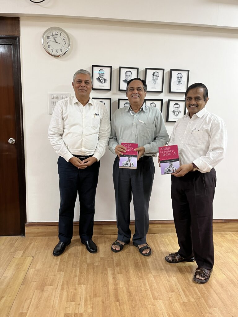 With IIT Bombay Director Prof Shireesh B Kedare and Dear ACR Prof RK Gudi with copies of my book